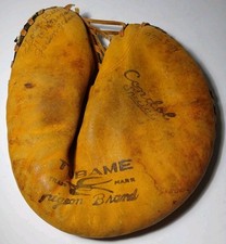 Guante de béisbol vintage años 60 primera base guante marca Tubame paloma condol especial segunda mano  Embacar hacia Mexico