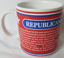 Republican beliefs coffee for sale  Frisco