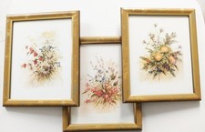 Blumenbild 3er set gebraucht kaufen  Velbert