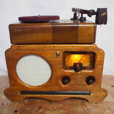 Gramófono eléctrico que funciona hecho por HRC tipo tubo de vacío vintage pequeño 78 rpm JP segunda mano  Embacar hacia Mexico