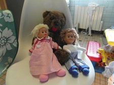 Lot poupees peluches d'occasion  Rouen-