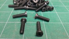 10-32 x 1" 50 peças soquete tampa de cabeça baixa parafuso acabamento preto novo em folha  comprar usado  Enviando para Brazil