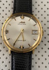 Relógio vintage folheado a ouro 18k anos 60 Mido Ocean Star Powerwind comprar usado Relógio vintage folheado a ouro 18k anos 60 Mido Ocean Star Powerwind comprar usado  Enviando para Brazil