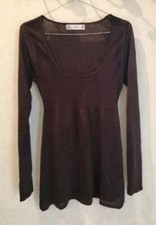 Pull long marron d'occasion  Bourg-de-Thizy