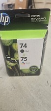 Cartucho de Tinta HP 74 75 Genuíno Combo-para HP OEM INK-Expirado comprar usado  Enviando para Brazil