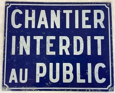 Ancienne tôle chantier d'occasion  Orleans-