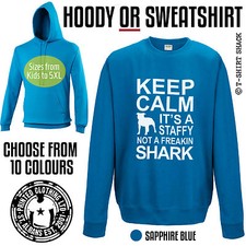 Staffy shark hoody for sale  HUNTINGDON