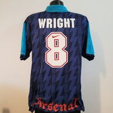 Camisa WRIGHT 8 Arsenal - Extra Grande - 1994/1995 - Nike Home Jersey JVC, usado comprar usado  Enviando para Brazil