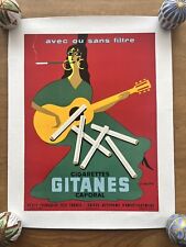 Affiche originale gitanes d'occasion  Saint-Germain-en-Laye