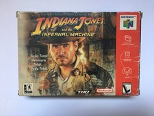 INDIANA JONES N THE INFERNAL MACHINE NINTENDO 64 PLAYTRONIC GRADIENTE BRASIL CIB comprar usado  Brasil 