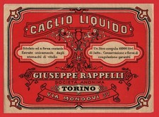 Etichetta epoca liquore usato  Bologna