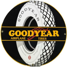 PNEUS GOODYEAR VINTAGE PLACA DE PORCELANA SERVIÇO DE VENDAS GASOLINA ÓLEO AVIÃO AVIÃO AVIÃO comprar usado  Enviando para Brazil