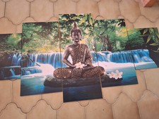 Buddha vlies leinwandbild gebraucht kaufen  Laucha