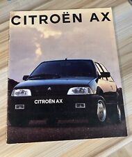 Citroen brochure 91 for sale  TORQUAY