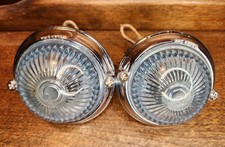 PAR de lâmpadas de estacionamento vintage EMC-5200 lentes de vidro transparente luzes reversas Hot Rod comprar usado  Enviando para Brazil
