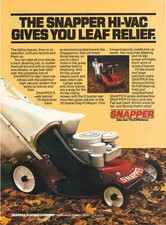 1982 snapper vac for sale  Warrensburg