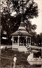 Foto real parque público quadrado gazebo Madrid NY New York Beach foto RPPC RP Q209 comprar usado  Enviando para Brazil
