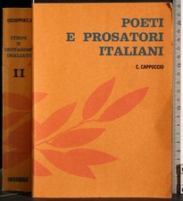 Poeti prosatori italiani. usato  Ariccia