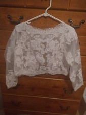 Wedding bridal bolero for sale  Vanleer