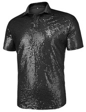 Men black sequin for sale  LIVERPOOL