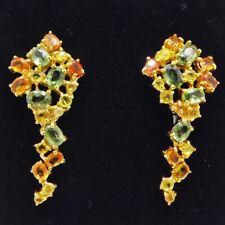 Multicolor saphir hrringe gebraucht kaufen  Monheim