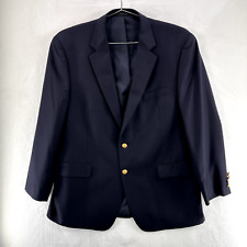 Jaqueta Lauren Ralph Lauren Blazer 46R Azul Marinho Ouro Botão Casaco Clássico Preppy comprar usado  Enviando para Brazil