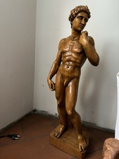 Statuetta david legno usato  Cornate d'Adda