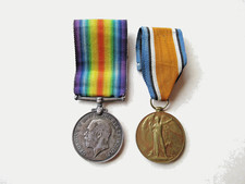 Ww1 medal pair for sale  DORCHESTER