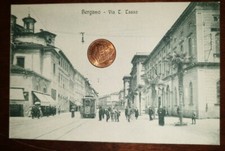Cartolina d'epoca paesagg Italia Lombar Bergamo Via Tasso Tram animata  comprar usado  Enviando para Brazil