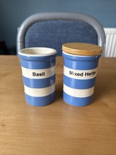 Green cloverleaf cornishware for sale  CONSETT
