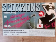 Billet concert scorpions d'occasion  Toury