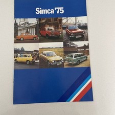 Simca range 1975 for sale  NORTHAMPTON