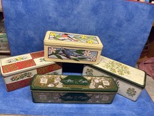 Four biscuit tins for sale  BURY ST. EDMUNDS