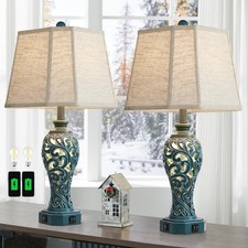 Farmhouse table lamps for sale  Palmetto