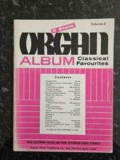 Stave organ album for sale  HALIFAX