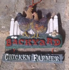 Ornament chicken farmer for sale  Nederland