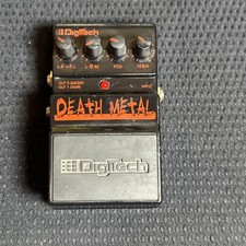Pedal de efeitos Digitech Death Metal distorção DDM alto ganho pesado, usado comprar usado  Enviando para Brazil