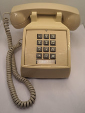 Botão de pressão vintage para telefone de mesa Cortelco marfim comprar usado  Enviando para Brazil