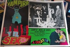 pôster vintage de luta mexicana EL VAMPIRO 11x14 gótico Santo com foto em preto e branco comprar usado  Enviando para Brazil