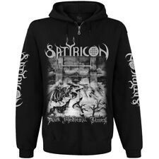 Moletom com capuz Satyricon "Dark Medieval Times" com zíper preto veneno bathory comprar usado  Enviando para Brazil