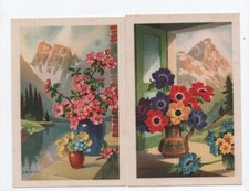 Belle cartoline illustrate usato  Viola