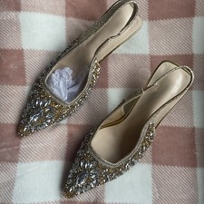 bling wedding shoes for sale  CORBY
