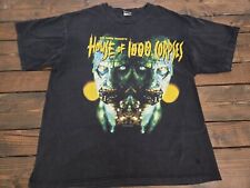 Usado, Camiseta Vintage House of 1000 Corpses Rob Zombie Filme de Terror Extra Grande 2001.  comprar usado  Enviando para Brazil