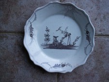 Assiette ancienne manganese d'occasion  Le Luc