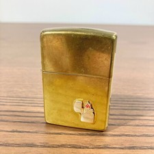Zippo vintage laiton d'occasion  Saint-Genest-Malifaux