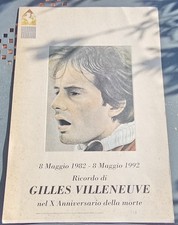 Litografia gilles villeneuve usato  Lucca