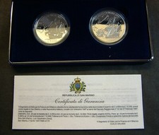 Vasco Da  GAMA  - Giovanni   CABOTO PROOF  San  Marino  1997  Original Box & Coa, usado comprar usado  Enviando para Brazil