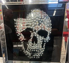 Totenkopf spiegel skull gebraucht kaufen  Unterschleißheim