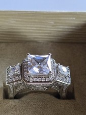 Princess cut simulated for sale  Bartlesville