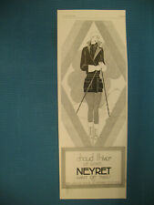 Publicite presse neyret d'occasion  Mazamet
